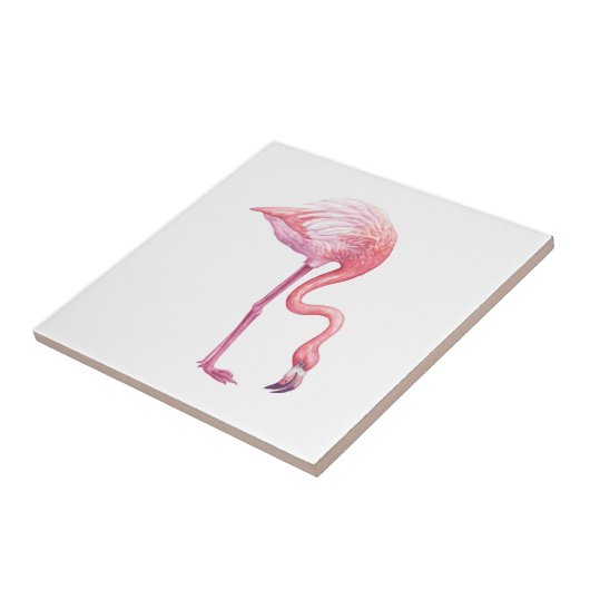 Flamingo Tegeltje (Zijkant)