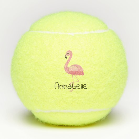 Flamingo Tennisballen (Voorkant)