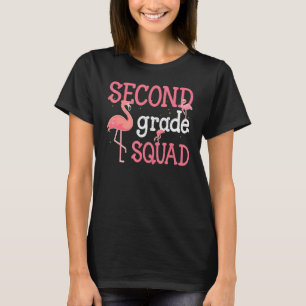 Flamingo terug naar school t-shirt