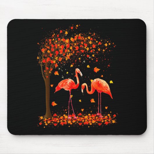 Flamingo Thanksgiving Halloween It's Fall Y'all Au Muismat (Voorkant)