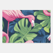 Flamingo thema cadeaupapier (Voorkant 2)