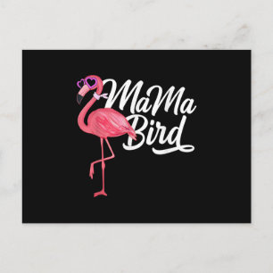 Flamingo Thema Verjaardagscadeau - Mama Bird Flami Uitnodiging Briefkaart