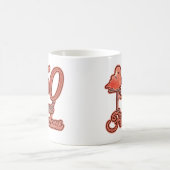 Flamingo Theme 50 en Fabulous 50th Birthday Koffiemok (Center)