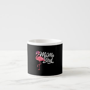 Flamingo Theme Birthday Gift - Mama Bird Flamingo Espresso Kop