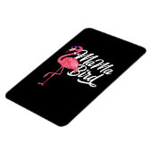 Flamingo Theme Birthday Gift - Mama Bird Flamingo Magneet (Linkerzijde)