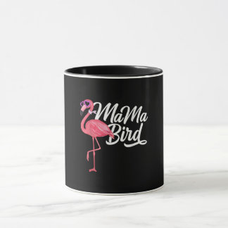 Flamingo Theme Birthday Gift - Mama Bird Flamingo Mok