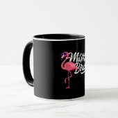 Flamingo Theme Birthday Gift - Mama Bird Flamingo Mok (Voorkant links)