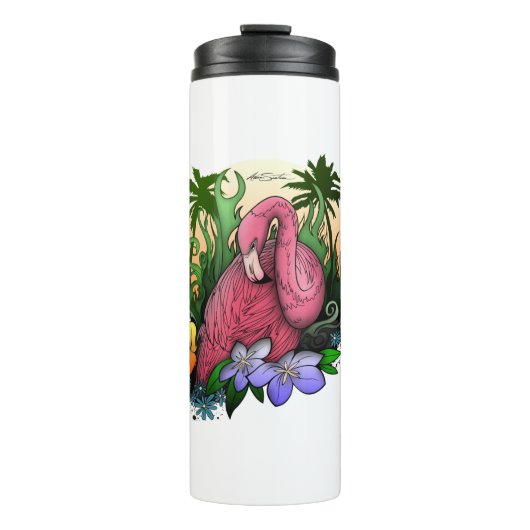 Flamingo Thermosbeker (Voorkant)