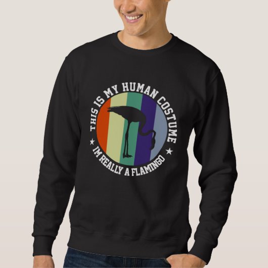 Flamingo   This Is My Human Costume Trui (Voorkant)