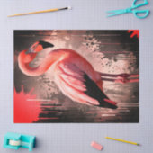 Flamingo Tissue/Decoupage Paper Tissuepapier (Craft)