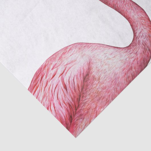 Flamingo Tissuepapier (Detail)