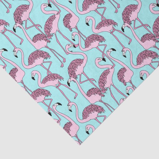 Flamingo Tissuepapier (Detail)