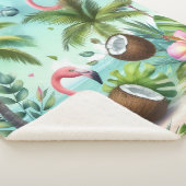 Flamingo Toevlucht Sherpa Deken (3/4)