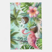 Flamingo Toevlucht Theedoek (Verticaal)