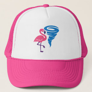 Flamingo Tornado Bold Moderne Grafische Kunst Trucker Pet