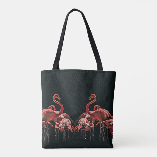 flamingo tote bag (Achterkant)