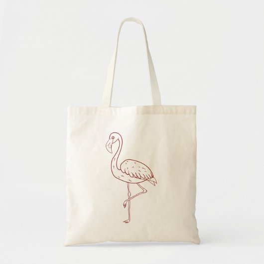 Flamingo Totebag Tote Bag (Voorkant)