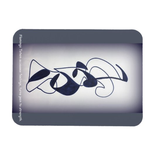 Flamingo Totem Magnet Magneet (Horizontaal)