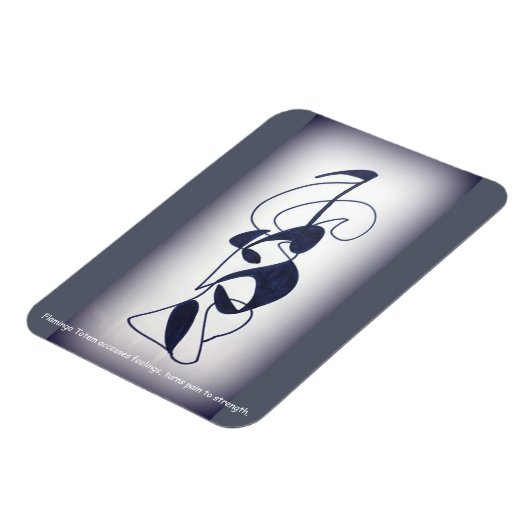 Flamingo Totem Magnet Magneet (Linkerzijde)