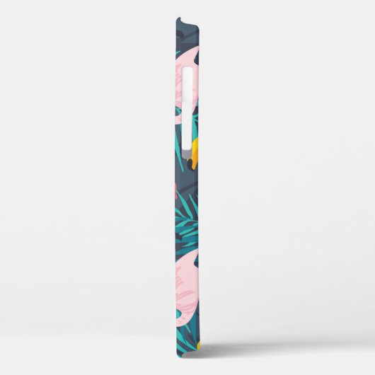 Flamingo, toucan: tropisch bladpatroon Case-Mate iPhone case (Achterkant / Links)