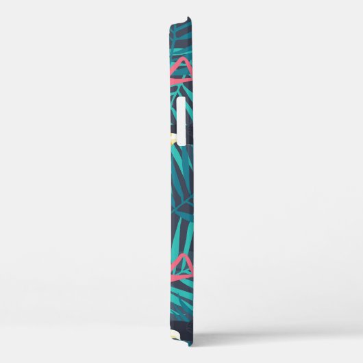 Flamingo, toucan: tropisch bladpatroon Case-Mate iPhone case (Achterkant / Rechts)