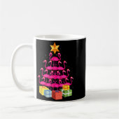 Flamingo Tree Funny Ugly Christmas  Koffiemok (Links)