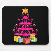 Flamingo Tree Funny Ugly Christmas  Muismat (Voorkant)