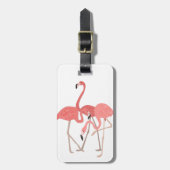 Flamingo Trio Bagagelabel (Voorkant verticaal)