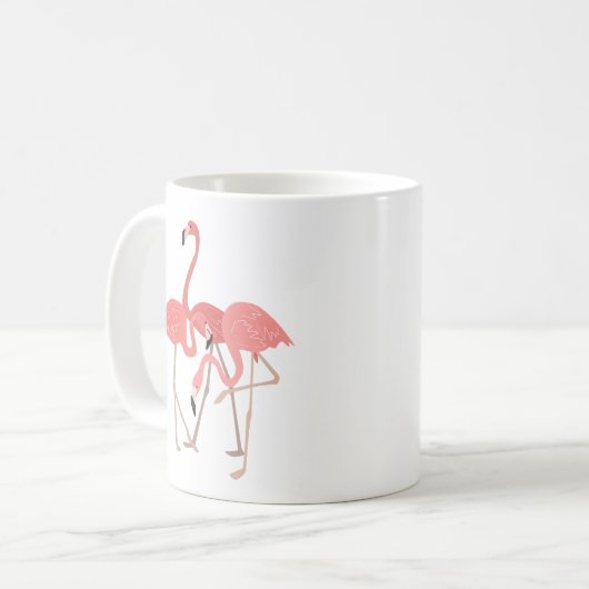 Flamingo Trio Koffiemok (Voorkant links)