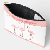 Flamingo Trio Monogram Rits Pouch Etui (Open)
