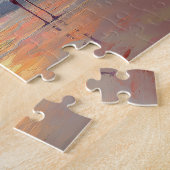 Flamingo Trio op het strand Legpuzzel (Zijkant)