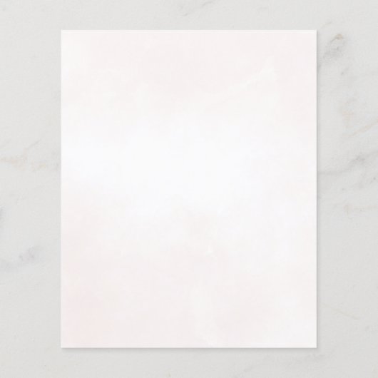 Flamingo tropical Aloha kinder budgetverjaarfeest (Achterkant)