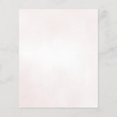 Flamingo tropical Aloha kinder budgetverjaarfeest Flyer (Achterkant)