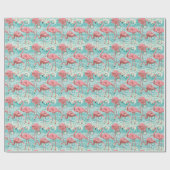 Flamingo Tropical: bloembehang Cadeaupapier (Vlak)