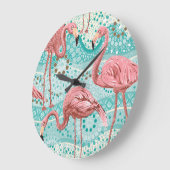 Flamingo Tropical:  bloembehang Grote Klok (Hoek)