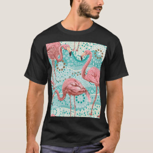 Flamingo Tropical:  bloembehang T-shirt