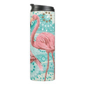 Flamingo Tropical:  bloembehang Thermosbeker (Geroteerd rechts)