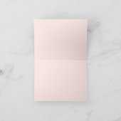 Flamingo Tropical Christmas Pink Folded Blank Feestdagen Kaart (Binnen)