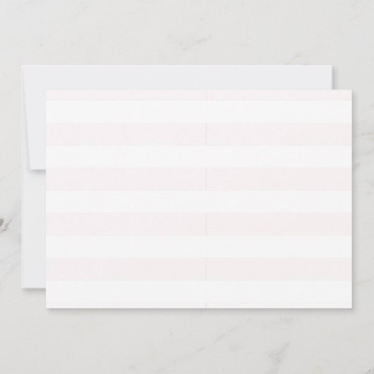 Flamingo Tropical Dank u voor uw kaart Roze & Gold (Achterkant)