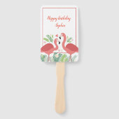 Flamingo Tropical Handwaaier (Voorkant)