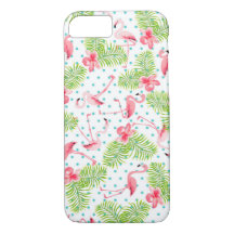 Flamingo Tropical iPhone Case Hoesje
