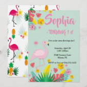 Flamingo Tropical Kaart (Voorkant / Achterkant)