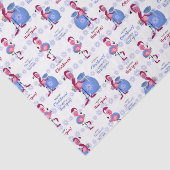 Flamingo Tropical Kerstmis Tissuepapier (Detail)