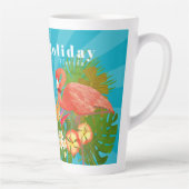 Flamingo Tropical Memories Foto Azure Latte Mok (Rechts)