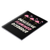 Flamingo Tropical Obsvely Flamingo Disorder 546 Notitieboek (Linkerzijde)