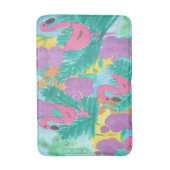 Flamingo Tropical Oerwoud Bath Mat (Voorkant Verticaal)