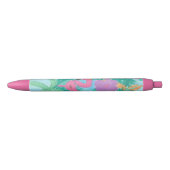 Flamingo Tropical Oerwoud Journal Zwarte Inkt Pen (Voorkant)