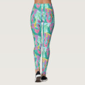 Flamingo Tropical Oerwoud Leggings (Achterkant)