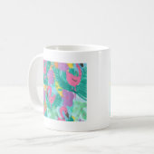Flamingo Tropical Oerwoud Pattern Koffiemok (Voorkant links)