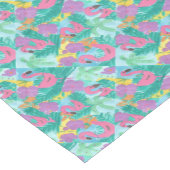 Flamingo Tropical Oerwoud Print Korte Tafelloper (Hoek)